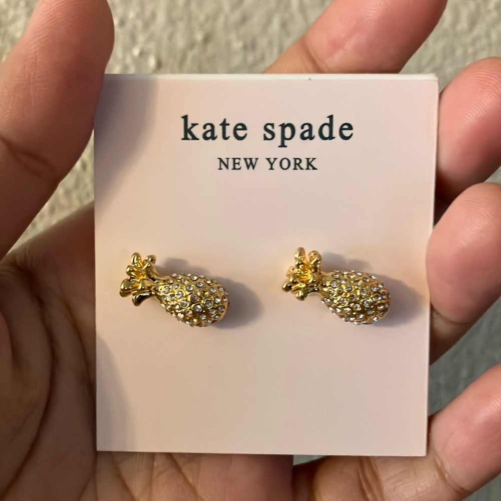 Kate spade pineapple earrings